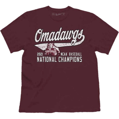 Shop Mississippi State Bulldogs 2021 College World Series Champions Omadawgs T-Shirt - Sporting Up