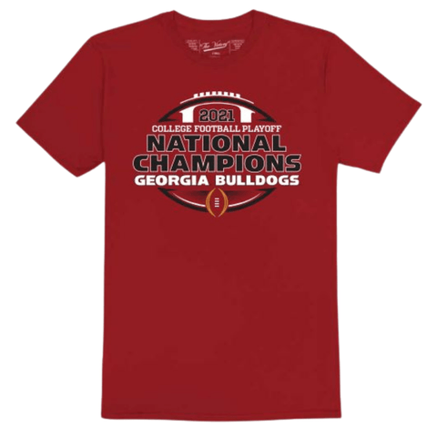 Shop The Victory Georgia Bulldogs 2021 Playoffs National Champions T-Shirt - Sporting Up