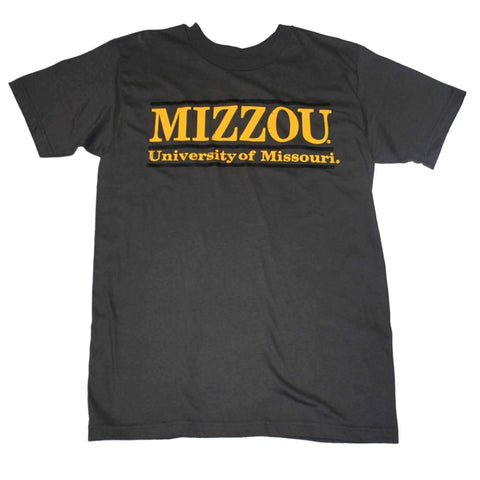 Missouri Tigers The Game dunkelgrau-gelbes NCAA-Kurzarm-T-Shirt mit Logo – sportlich