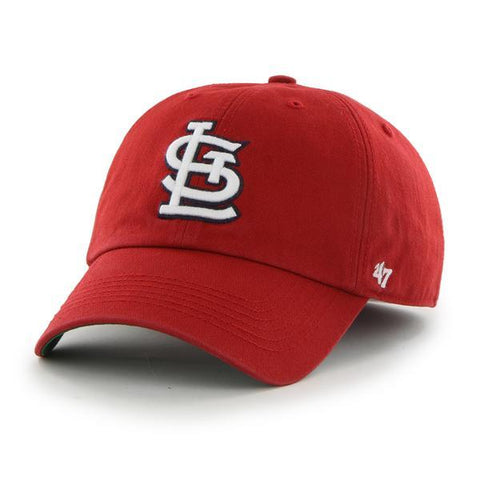 St. louis cardinals 47 brand the franchise mlb röd klassisk avslappnad hattmössa - sportig