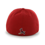 St. louis cardinals 47 brand the franchise mlb röd klassisk avslappnad hattmössa - sportig