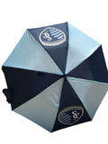 Sporting Kansas City KC MLS WinCraft Sports Blue Auto Folding Umbrella - Sporting Up