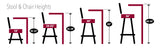 Taburete de bar Alabama Crimson Tide Holland co. mesa de bar con logo "a" arrugado negro - luciendo elegante