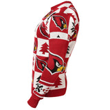 Arizona Cardinals nfl Forever Collectibles patchs en tricot rouge et blanc pull laid - faire du sport