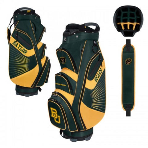 Shop Baylor Bears WinCraft "The Bucket II" 14-Way Cooler Cart Golf Bag - Sporting Up