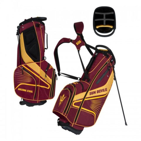 Shop Arizona State Sun Devils WinCraft "Grid Iron III" 6-Way Stand Golf Bag - Sporting Up