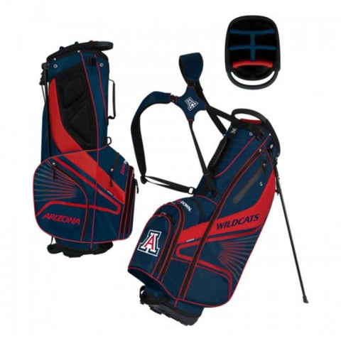 Shop Arizona Wildcats WinCraft "Grid Iron III" 6-Way Stand Golf Bag - Sporting Up