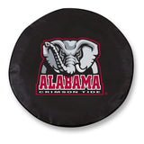 Alabama Crimson tide hbs housse de pneu de voiture équipée en vinyle noir - faire du sport