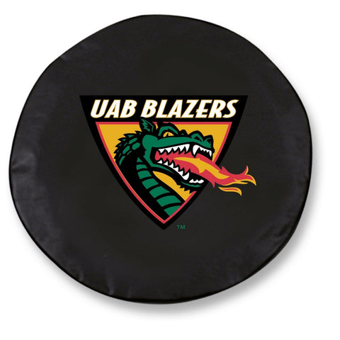 Shop UAB Blazers HBS Black Vinyl Fitted Spare Car Tire Cover - Sporting Up