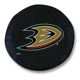 Anaheim ducks hbs cubierta de neumático de repuesto instalada en vinilo negro - sporting up