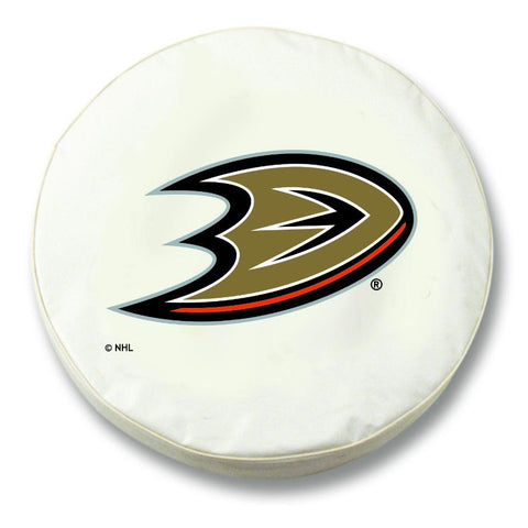 Shop Anaheim Ducks HBS White Vinyl Fitted Spare Car Tire Cover - Sporting Up