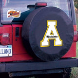 Appalachian State Mountaineers HBS Black Fitted Car Tire Cover - Sporting Up