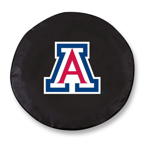 Arizona wildcats hbs svart vinylmonterat reservdäcksskydd för bil - sportigt