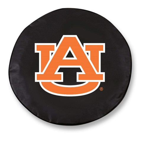 Passende Ersatzreifenabdeckung aus schwarzem Vinyl für die Auburn Tigers HBS – sportlich