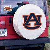 Auburn Tigers HBS White Vinyl Fitted Spare Car Tire Cover - Sporting Up