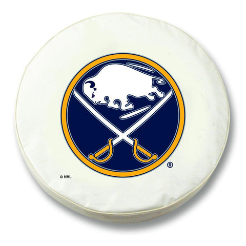 Shop Buffalo Sabres HBS White Vinyl Fitted Spare Car Tire Cover - Sporting Up