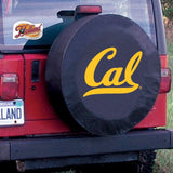 California Golden Bears HBS Black Vinyl Fitted Car Tire Cover - Sporting Up