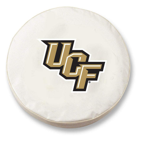 Shop UCF Knights HBS White Vinyl Fitted Spare Car Tire Cover - Sporting Up
