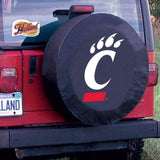 Cincinnati bearcats hbs svart vinylmonterat reservdäcksskydd för bil - sportigt