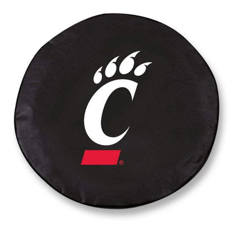 Shop Cincinnati Bearcats HBS Black Vinyl Fitted Spare Car Tire Cover - Sporting Up