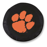 Clemson Tigers HBS Black Vinyl Fitted Spare Car Tire Cover - Sporting Up