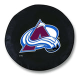 Colorado Avalanche HBS Black Vinyl Fitted Spare Car Tire Cover - Sporting Up