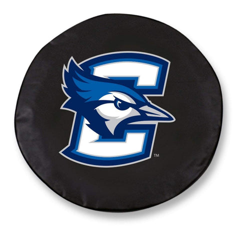 Creighton Bluejays HBS Black Vinyl Fitted Spare Car Tire Cover - Sporting Up