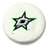Dallas Stars HBS White Vinyl Fitted Spare Car Tire Cover - Sporting Up
