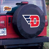 Dayton Flyers HBS Black Vinyl Fitted Spare Car Tire Cover - Sporting Up