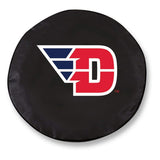 Dayton Flyers HBS Black Vinyl Fitted Spare Car Tire Cover - Sporting Up