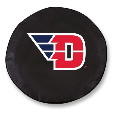 Shop Dayton Flyers HBS Black Vinyl Fitted Spare Car Tire Cover - Sporting Up