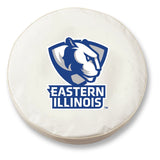 Eastern Illinois Panthers HBS White Vinyl Fitted Car Tire Cover - Sporting Up
