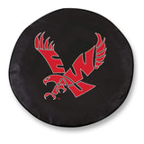 Cubierta de neumático de automóvil equipada con vinilo negro hbs de los águilas del este de washington - sporting up
