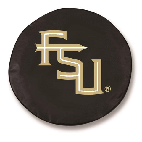 Shop Florida State Seminoles HBS "FSU" Black Fitted Car Tire Cover - Sporting Up