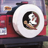 Florida State Seminoles HBS Head White Fitted Car Tire Cover - Sporting Up