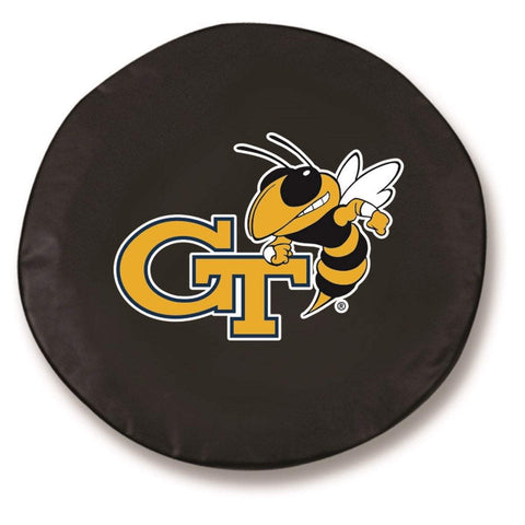 Shop Georgia Tech Yellow Jackets HBS Black Fitted Car Tire Cover - Sporting Up