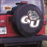 Gonzaga Bulldogs HBS Black Vinyl Fitted Spare Car Tire Cover - Sporting Up
