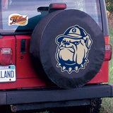 Georgetown Hoyas HBS Black Vinyl Fitted Spare Car Tire Cover - Sporting Up
