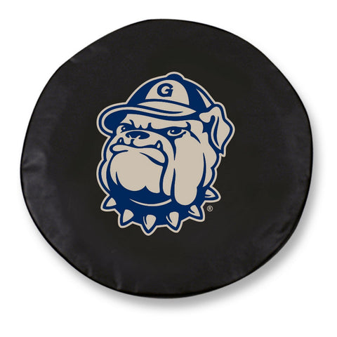 Shop Georgetown Hoyas HBS Black Vinyl Fitted Spare Car Tire Cover - Sporting Up