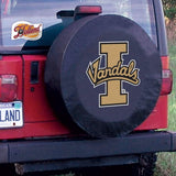 Idaho Vandals HBS Black Vinyl Fitted Spare Car Tire Cover - Sporting Up