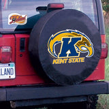Kent state golden flashes hbs cubierta de neumático de automóvil equipada con vinilo negro - sporting up