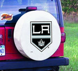 Los Angeles Kings HBS White Vinyl Fitted Spare Car Tire Cover - Sporting Up