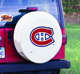 Montreal canadiens hbs cubierta de neumático de repuesto montada en vinilo blanco - sporting up
