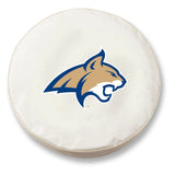 Montana State Bobcats HBS White Vinyl Fitted Car Tire Cover - Sporting Up
