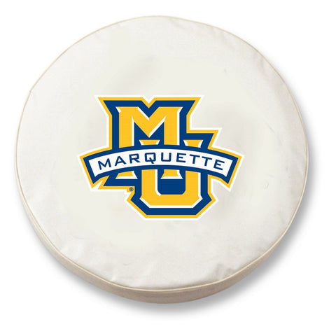 Shop Marquette Golden Eagles HBS White Vinyl Fitted Car Tire Cover - Sporting Up
