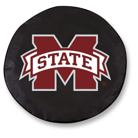 Shop Mississippi State Bulldogs HBS Black Vinyl Fitted Car Tire Cover - Sporting Up