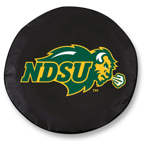 Shop North Dakota State Bison HBS Black Vinyl Fitted Car Tire Cover - Sporting Up