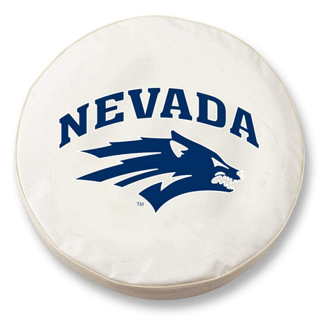 Nevada Wolfpack HBS Ersatzreifenabdeckung aus weißem Vinyl – sportlich