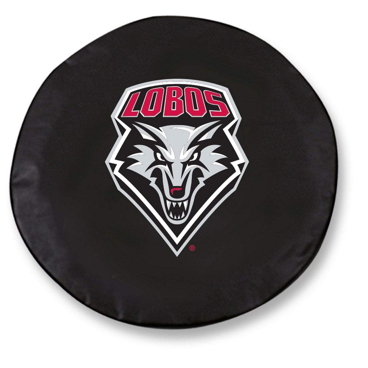 New Mexico Lobos HBS Black Vinyl Fitted Spare Car Tire Cover Sporting Up
