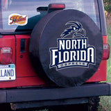 Housse de pneu de voiture équipée en vinyle noir hbs des Ospreys de North Florida - Sporting Up
